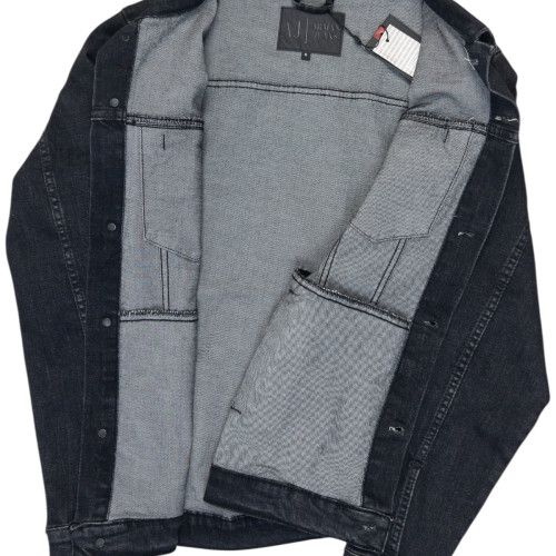 Джинсовая куртка Arm. 082-2659 black фото 3