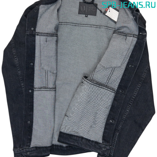 Джинсовая куртка Arm. 082-2659 black фото 3