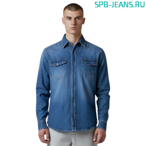 Рубашка джинсовая My Freedo 2002 blue