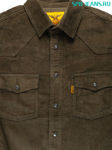 Мужская вельветовая рубашка Montana 4509 фото 2