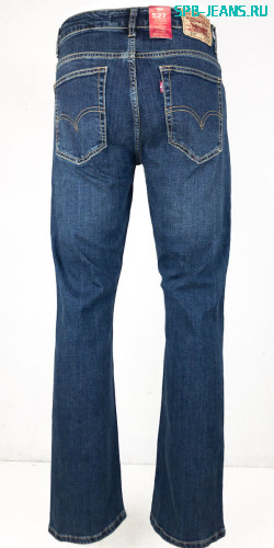 Джинсы boot cut Levi's 527 blue фото 2