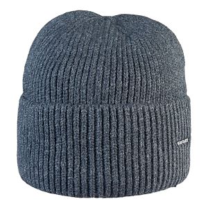 Шапка 371Ф антрацит, 80% шерсть + флис