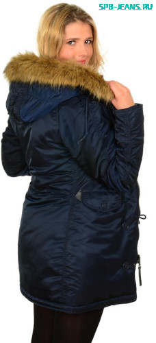 Женская парка Alpha Industries (Аляска blue) фото 2