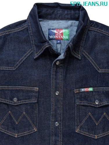 Джинсовая рубашка Montana 10800 фото 2