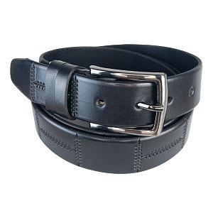 Ремень кожаный 35C34-01L черный