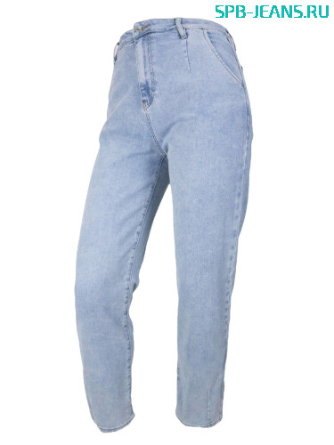 Джинсы МОМ женские Blue CoCo 6966 фото 2