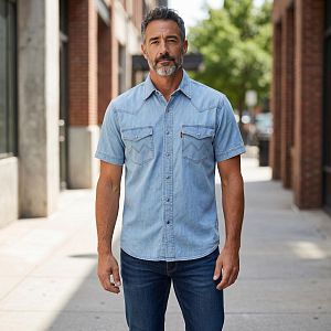 Рубашка Montana 502S, короткий рукав