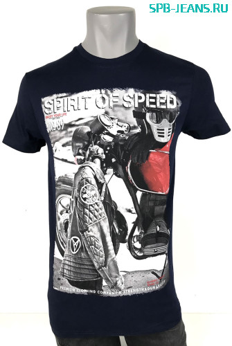 Мужская футболка Daniel & Jones 447 spirit dark blue