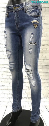 Женские рваные джинсы #89236