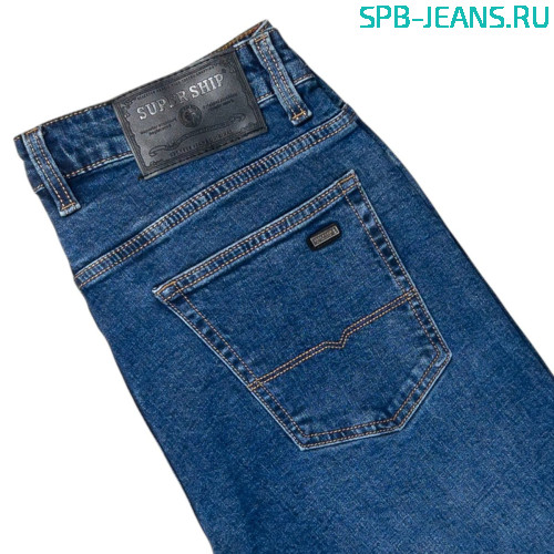 Джинсы Super Ship SA24035-06, 99% cotton фото 4