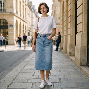 Юбка джинсовая 7528