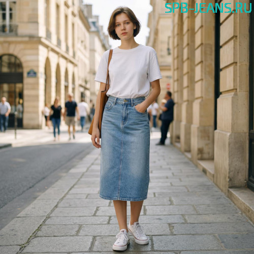Юбка джинсовая 7528