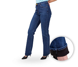 Джинсы женские теплые