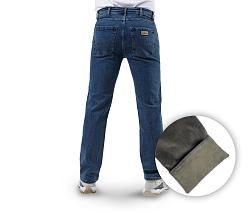 Джинсы мужские тёплые